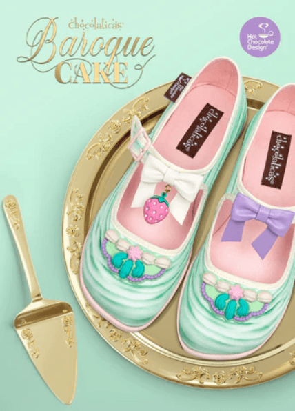 Chocolaticas® BAROQUE CAKE Mary Jane pour femmes - Chaussure plate - Rétro éclectique