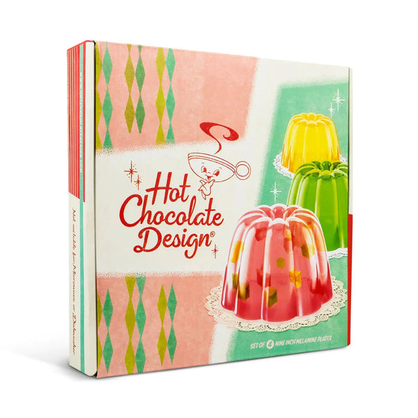 Chocolaticas® Set d'assiettes Drugstore - Retro Eclectic